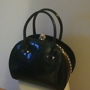 Black Patent Handbag
